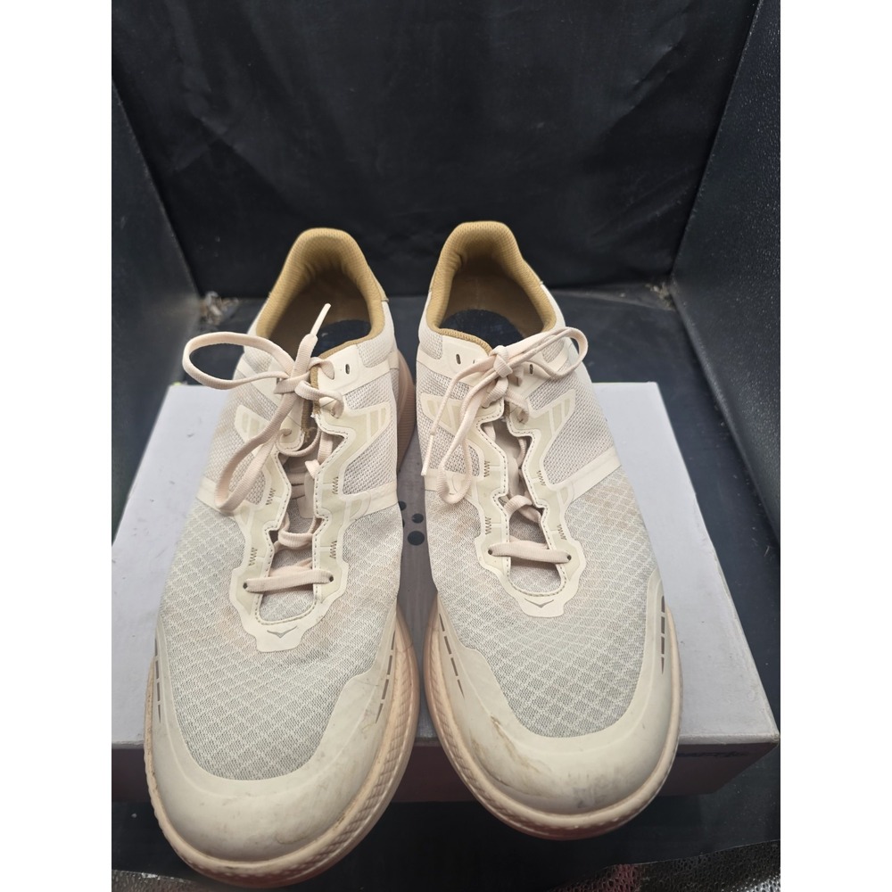 HOKA ONE Transport Athletic Shoes. Men Size 15 Eggnog W Color.
